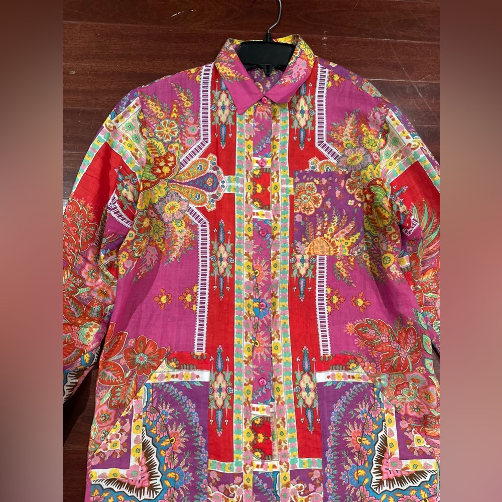 ETRO long women shirt with 2 pockets